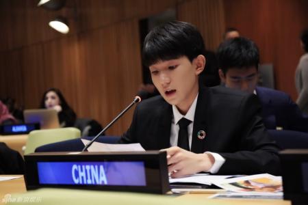 王源再出席联合国青年论坛，全英文演讲传递正